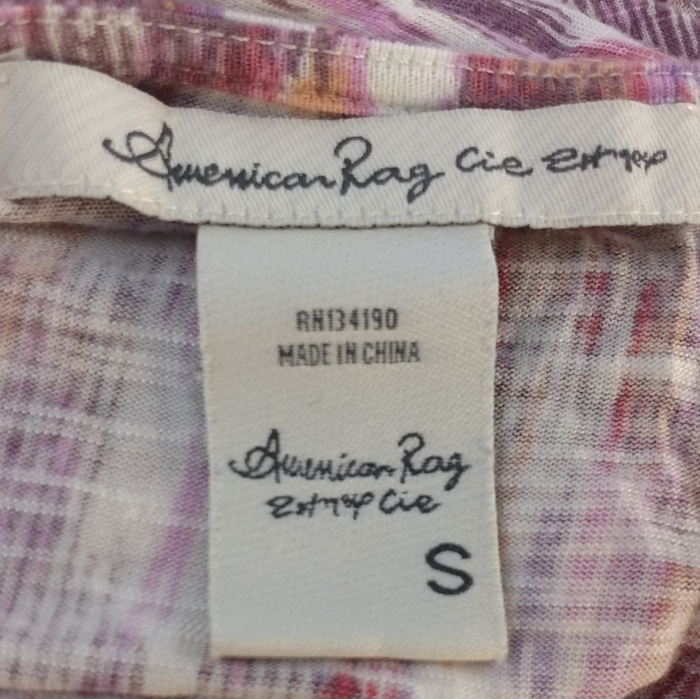 American Rag Ruffle Sleeve Crop Top - Picture 6 of 6